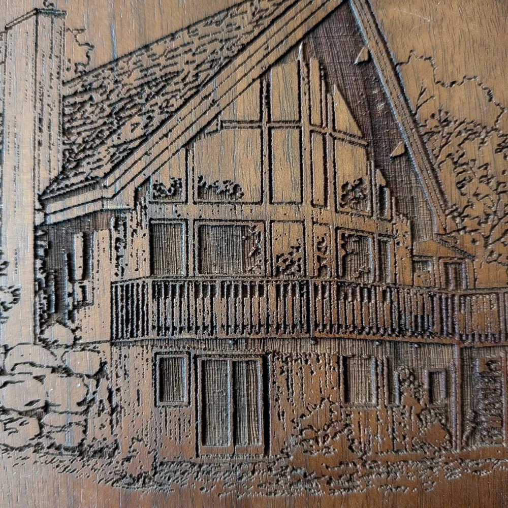 Solid Wood photo album Binder, Laser Engraved